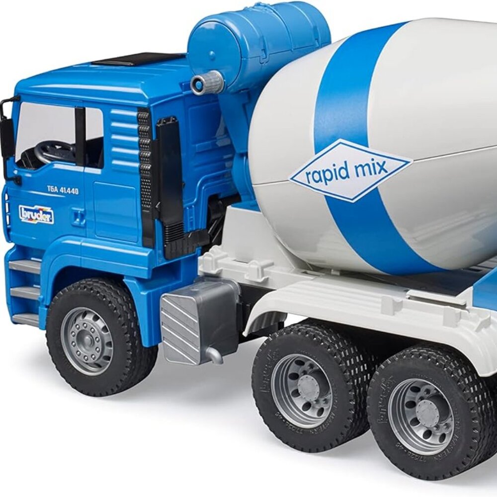 NIB Bruder 02738 Man TGA Concrete Mixer Construction Vehicle Pretend Play